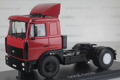 МАЗ 5432 седельный тягач со спойлером, поздний, 1981г. (красный)