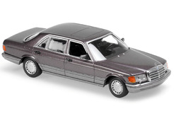 Mercedes-Benz 560 SEL, 1990 г. (фиолетовый металлик / форель)