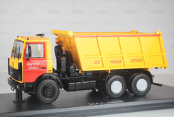 МАЗ 5516, самосвал, Аварийная Служба (желтый +красный)