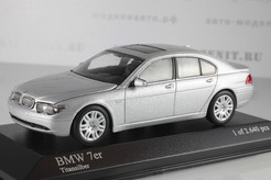 BMW 7 Series, 2001г. (серебряный)