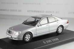 Mercedes-Benz S 500, 1998 г. (серебряный)