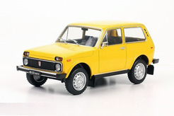 ВАЗ 2121 Нива (желтый) Легендарные советские автомобили №5