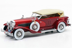 Duesenberg SJ LaGrande Dual Cowl Phaeton 1935 г. (бордовый + бежевый)