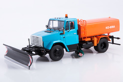 ЗИЛ 4333 (KО-829А), комбинированная дорожная машина (голубой + оранжевый)