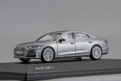 Audi A8 L, 2017 г. (серый металлик)