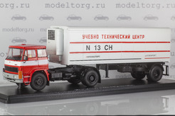 Skoda LIAZ-100.471, с полуприцепом Alka N13CH (красный + белый)