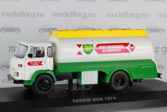 Saviem SM8, топливозаправщик "BP" 1974 г. (белый+зеленый+жёлтый)