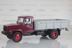 Горький 3307 (двигатель ЗМЗ-513) Выставочный, бортовой (бордовый+серый)