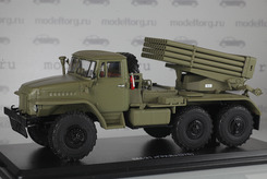 БМ 21 "Град" (на базе Урал-375) (хаки)