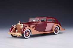 Rolls-Royce Phantom III Sedanca de Ville 1937 г. (бордовый + розовый).