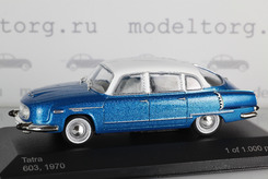 Tatra 603, первая серия 1960 г. (синий+белый)