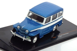 Jeep Willys Station Wagon 4x4, 1960 г. (синий металлик + белый)