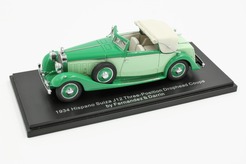 Hispano-Suiza J12 Drophead Coupe by Fernandez Darrin (Paris) Half Open 1934 (зеленый). Esval Models