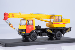 МАЗ 5337 (КС-3577), автокран Мосметро (желтый + красный)