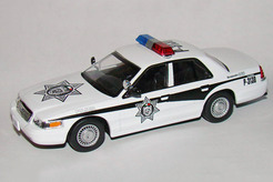 Ford Crown Victoria, полиция Мексики 1992 г. (белый) №36