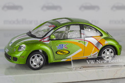 Volkswagen Beetle New (зеленый металлик с рисунками)