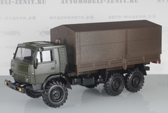 Камаз 43101-010 (зеленый + коричневый тент)
