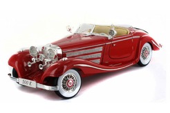 Mercedes-Benz 500 K Special Roadster, 1936 г. (красный)