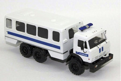 Камаз 43114, полиция, вахта (белый + синий)