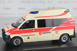 Volkswagen T5 Hornis Ambulance, скорая помощь (бежевый+красный)