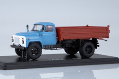 Горький 53 (САЗ-3507), двухосный самосвал (голубой + коричневый)