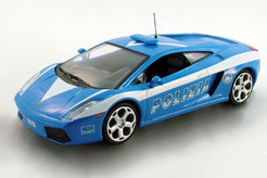 Lamborghini Gallardo, полиция Италии (голубой + белый) №20