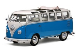 Volkswagen Samba Bus, 1960 г. (голубой + белый)