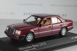 Mercedes-Benz 230 E, 1990г. (бордовый металлик)