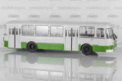 ЛИАЗ 677М городской (белый + зелёный)