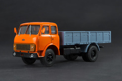 МАЗ 5335, двухосный бортовой (оранжевый + голубой)