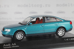 Audi A6, 1997г. (изумрудный металлик)
