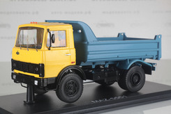 МАЗ 5551 самосвал, ранний, 1985г. (желтый+синий)