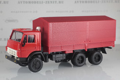 Камаз 5320 с тентом (красный)