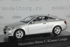 Mercedes-Benz C-Class Coupe (W204), 2007г. (серебряный)