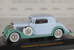 Panhard 6CS Faut-Cabrio, 1935г. (св. голубой + св. зеленый)