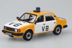 Skoda 120L, Veřejná bezpečnost полицейский автомобиль 1984 г. (желтый + белый)