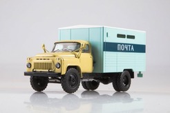 Горький 53ЯА (ГЗСА-3711), фургон "почта" (бежевый + голубой) №25