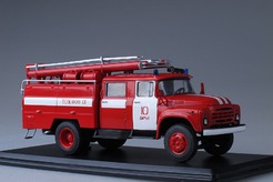 ЗИЛ 130, АЦ-40, 63Б, пожарный, 1967 г. (красный)