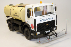 МАЗ 5551 (КУМ-101), автоцистерна "Мосдормаш" (белый + желтый)