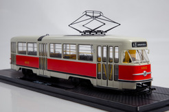 Tatra T2 Трамвай (белый красный)