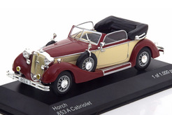 Horch 853A, Convertible 1938 г. (бордовый + бежевый)