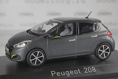 Peugeot 208, 2015г. (т. серый матовый металлик)