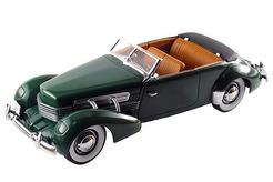Cord 812, Supercharged, кабриолет, 1937г. (т. зеленый)