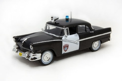 Ford Fairlane, полиция Детройта 1956 г. (черный + белый) №1