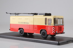КТГ 1 грузовой троллейбус "Техпомощь" (красный + бежевый)