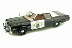 Dodge Monaco, California Highway Patrol, 1974г. (черный + белый)