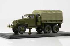 GMC CCKW SWB 352, трехосный бортовой с тентом (хаки)