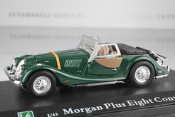 Morgan Plus Eight Convertible (зеленый кабриолет)