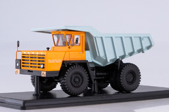 БелАЗ 540А, карьерный самосвал (оранжевый + голубой)