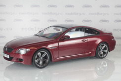BMW M6, 2007г. (т. Бордовый металлик + карбон. крыша)